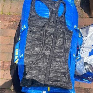 Gray Lululemon Racer Back Tank Top Never worn